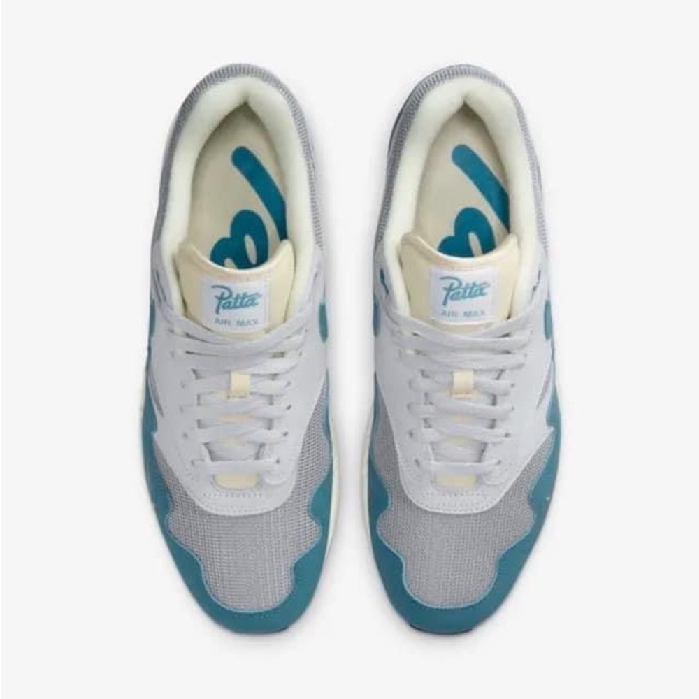 Nike Patta x Air Max 1 'Noise Aqua' Sneaker | Blue | Men's Size 4 / Women’s 5.5 - Picture 4 of 5